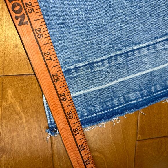 Wrangler high rise fierce Flare Jean Womens 6 x 32 Stretch concert western light - Picture 10 of 10